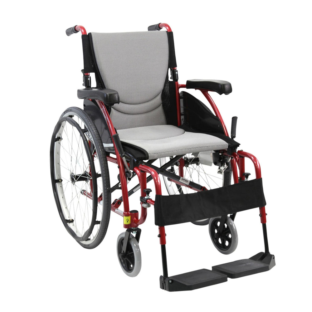 Karman S-Ergo 115 ultra lightweight ergonomic wheelchair front view