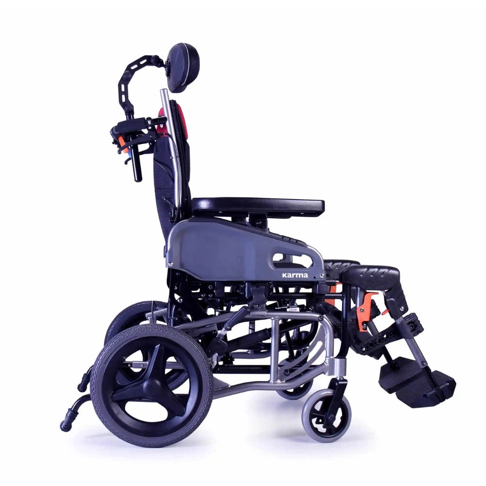 Karman VIP2-TR Tilt-in-Space Reclining Transport Wheelchair