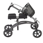 Knee Scooter With Dual Pads And Basket Front View