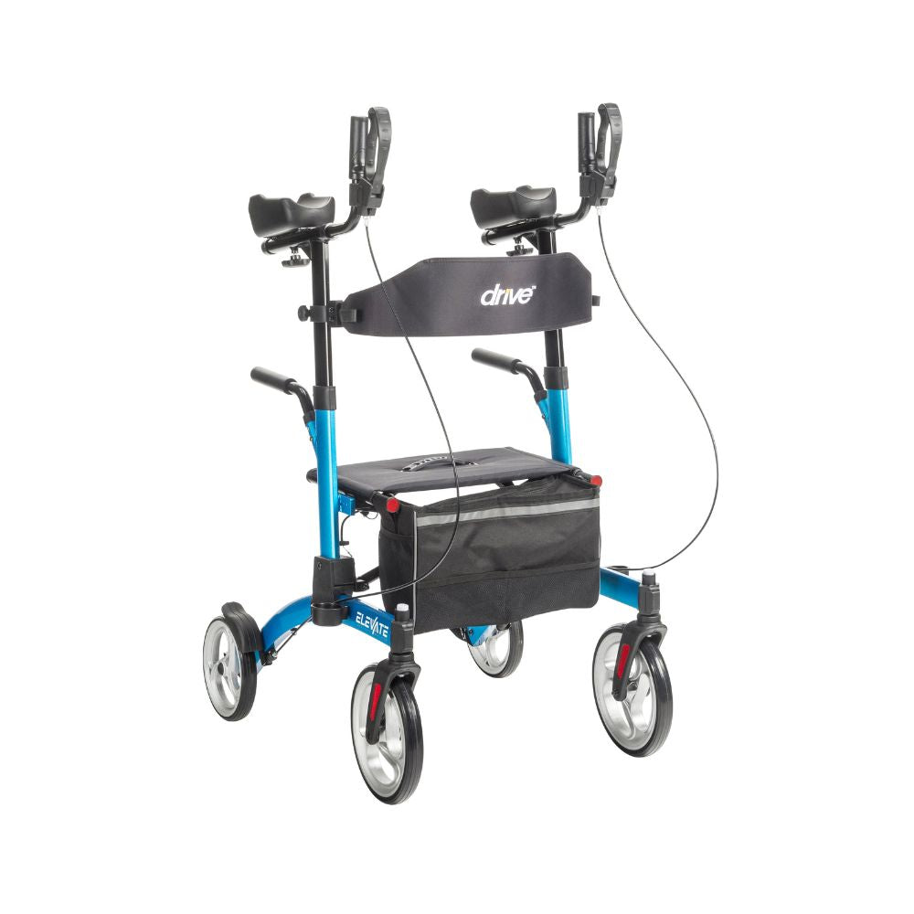 Lightweight Elevate Upright Rolling Walker