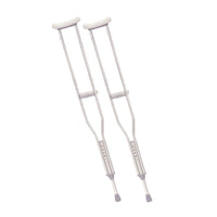 Lightweight Walking Crutches With Underarm Pad And Handgrip