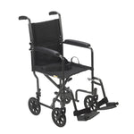 Lightweight Steel Transport Wheelchair