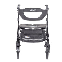 Drive Medical 102662BK Nitro Sprint Rollator Rolling Walker, Black