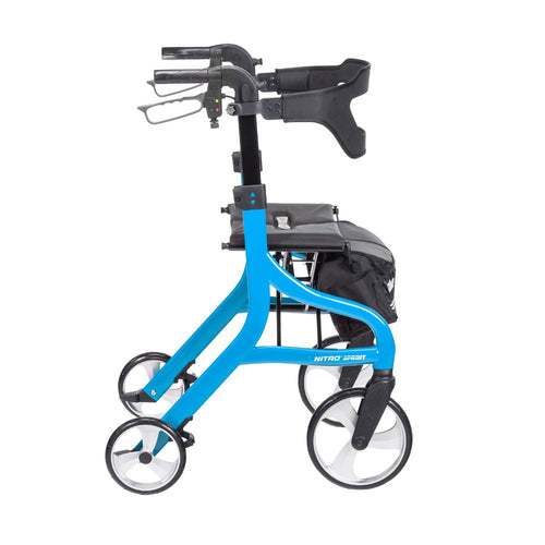 Nitro Sprint Rollator Rolling Walker Tall