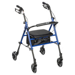 Adjustable Height Rollator Rolling Walker with 6