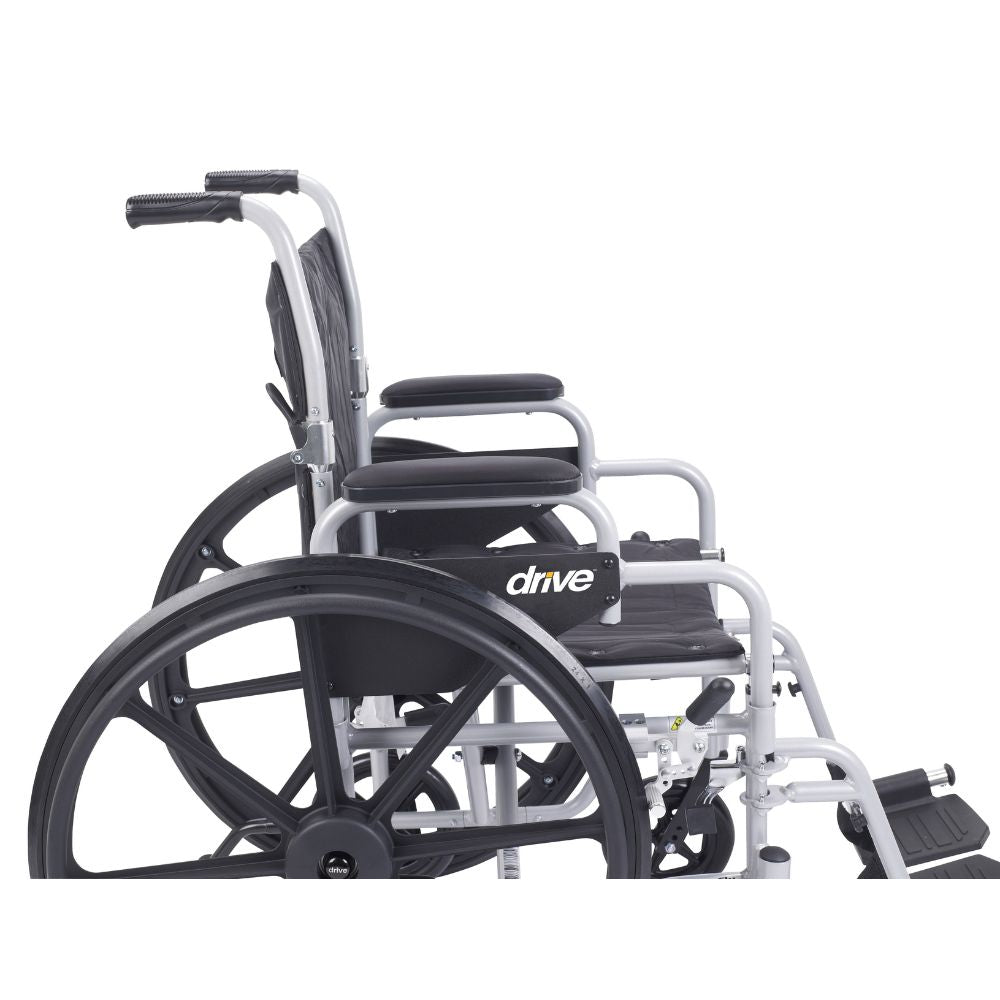 Poly Fly Wheelchair With Swing Away Footrest