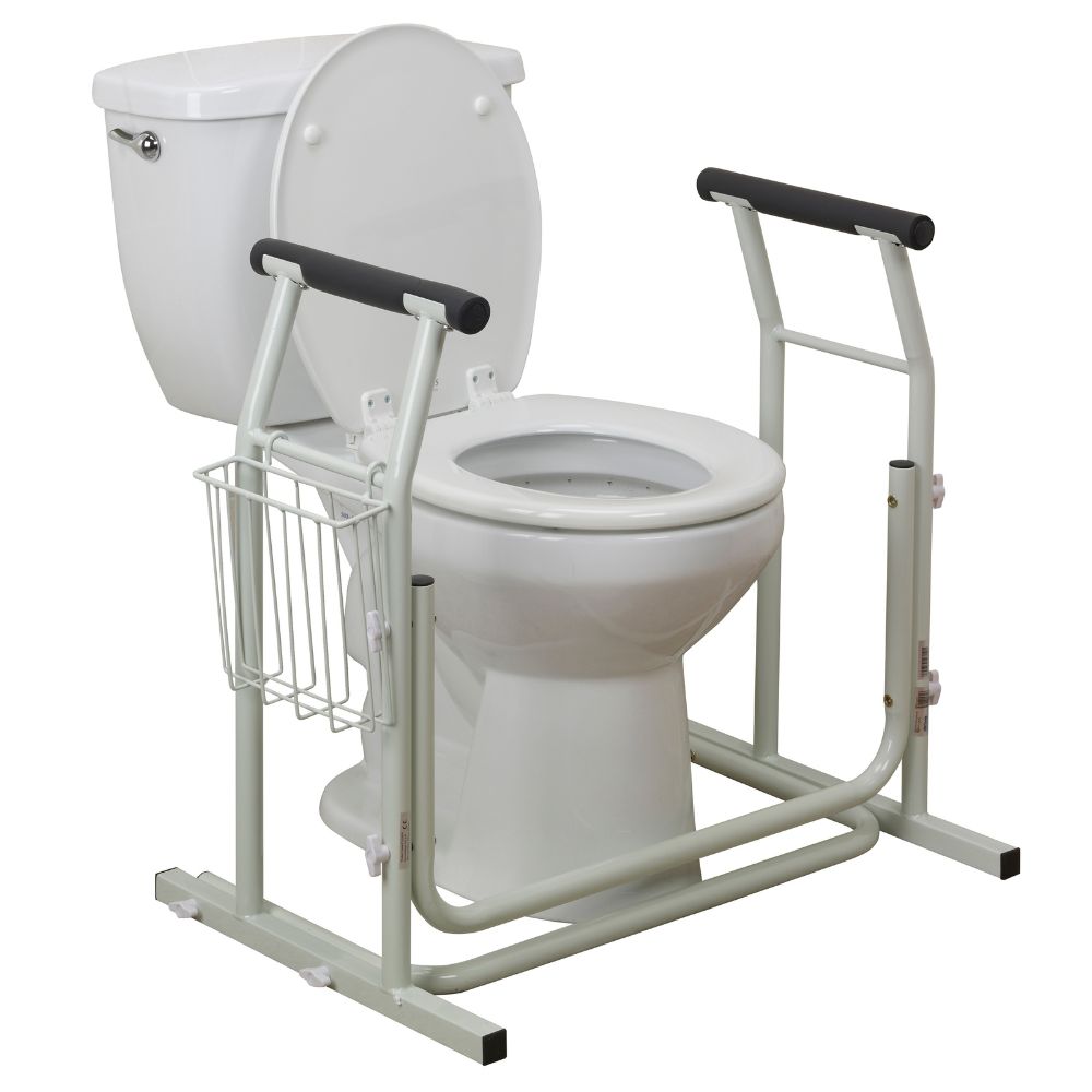 Portable Stand Alone Toilet Safety Rail