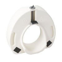 Premium Plastic Raised Toilet Seat With Lock Elongated