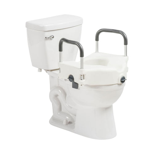 Preservetech 5 Inch Secure Lock Raised Toilet Seat