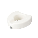 Raised Plastic Toilet Seat With Lock Elongated