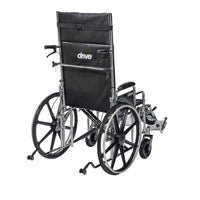 Reclining Sentra Wheelchair With 22 Inch Seat Desk Arms