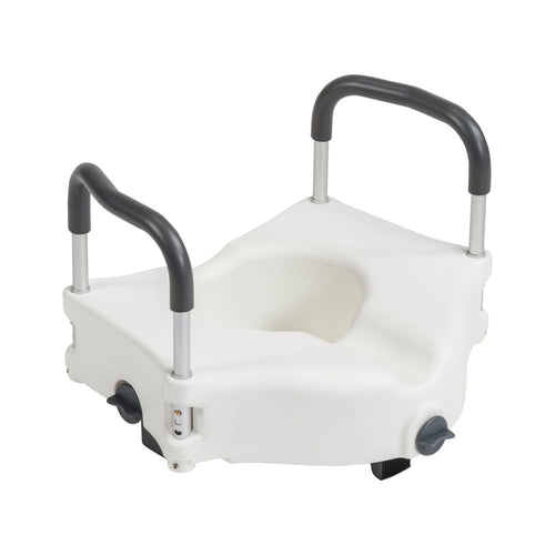 Secure Lock Raised Toilet Seat Preservetech 5 Inch