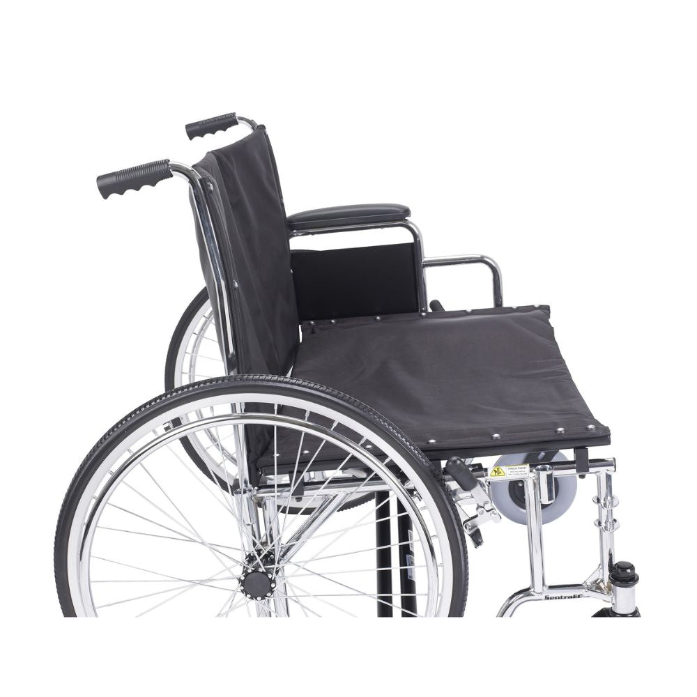 Sentra Ec Extra Wide Wheelchair With Ergonomic Armrests