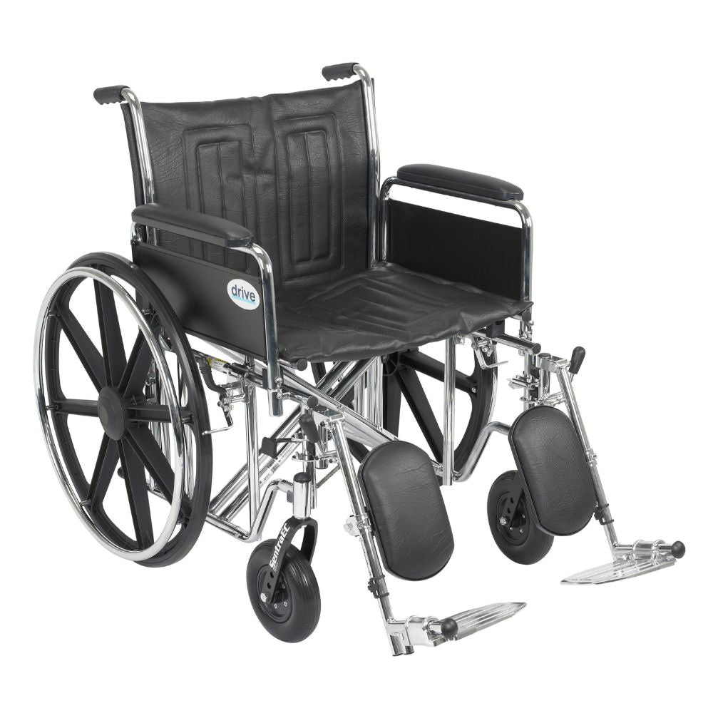 Sentra Ec Heavy Duty Wheelchair Rear View