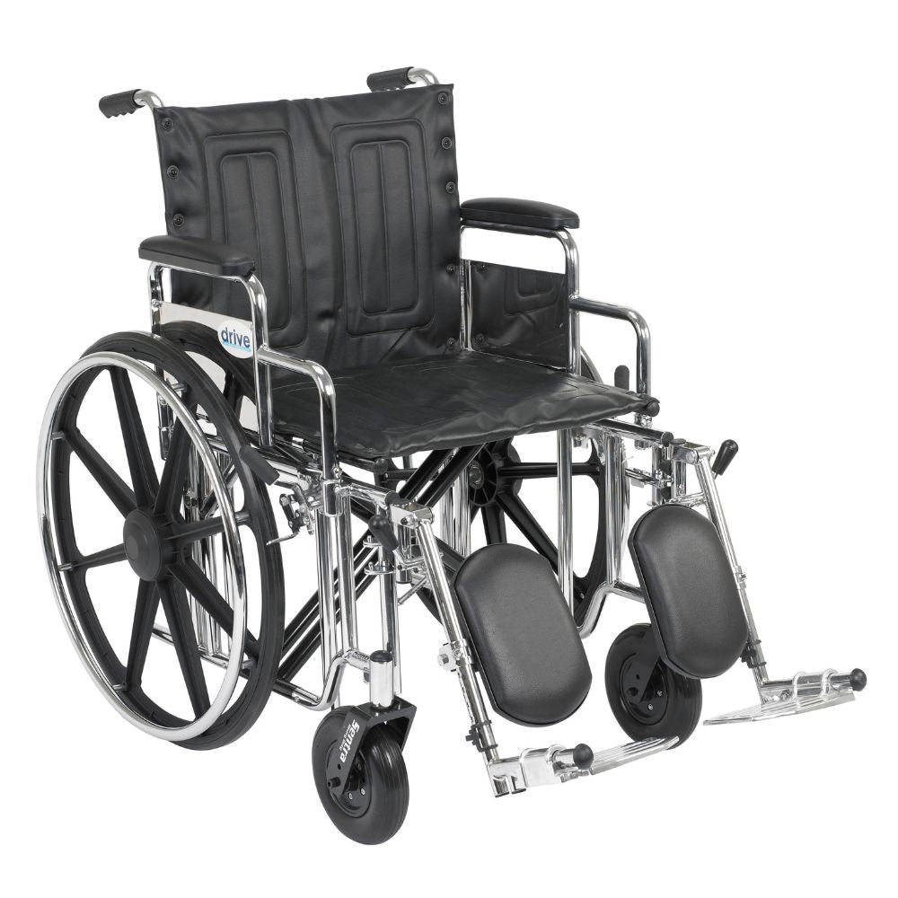 Sentra Extra Heavy Duty Wheelchair Front View