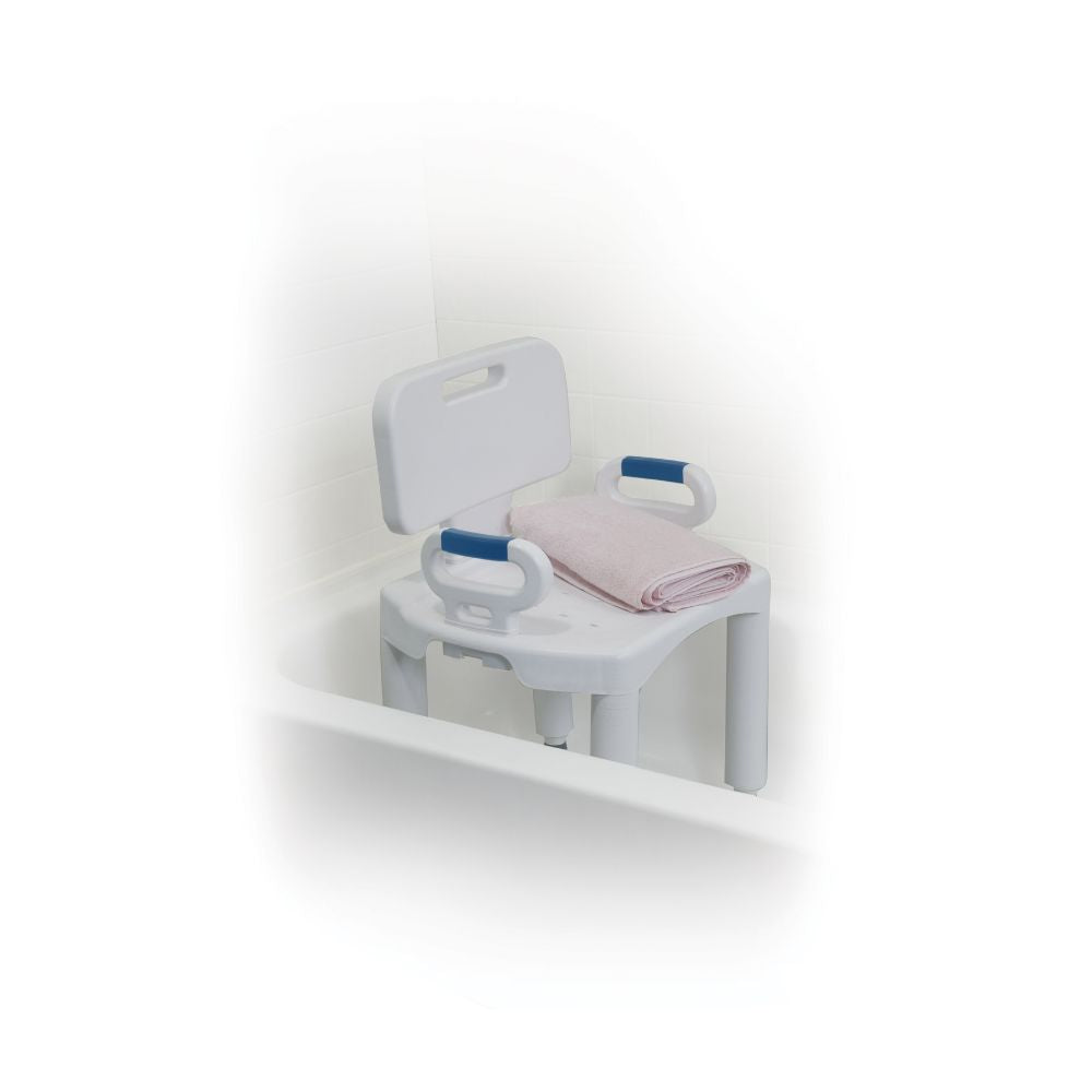 Shower Chair With Back And Arms Premium Series