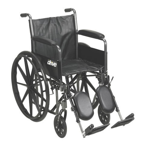 Silver Sport 2 Wheelchair Full Arms Elevating Leg Rests