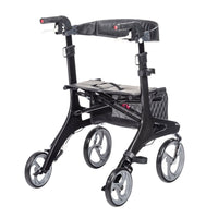 Sleek Nitro Cf Rollator Black Carbon Fiber Frame