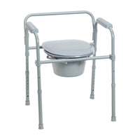 Steel Folding Frame Commode