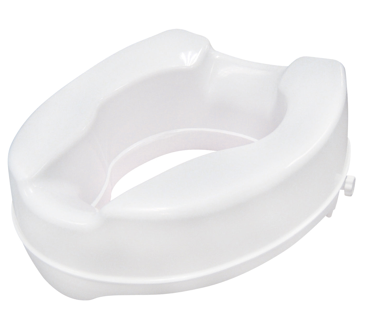 Raised Toilet Seat with Lock, Standard Seat