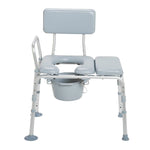 Transfer Bench With Commode Opening And Padding