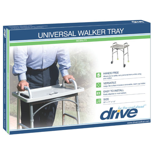 Universal Walker Tray With Handle