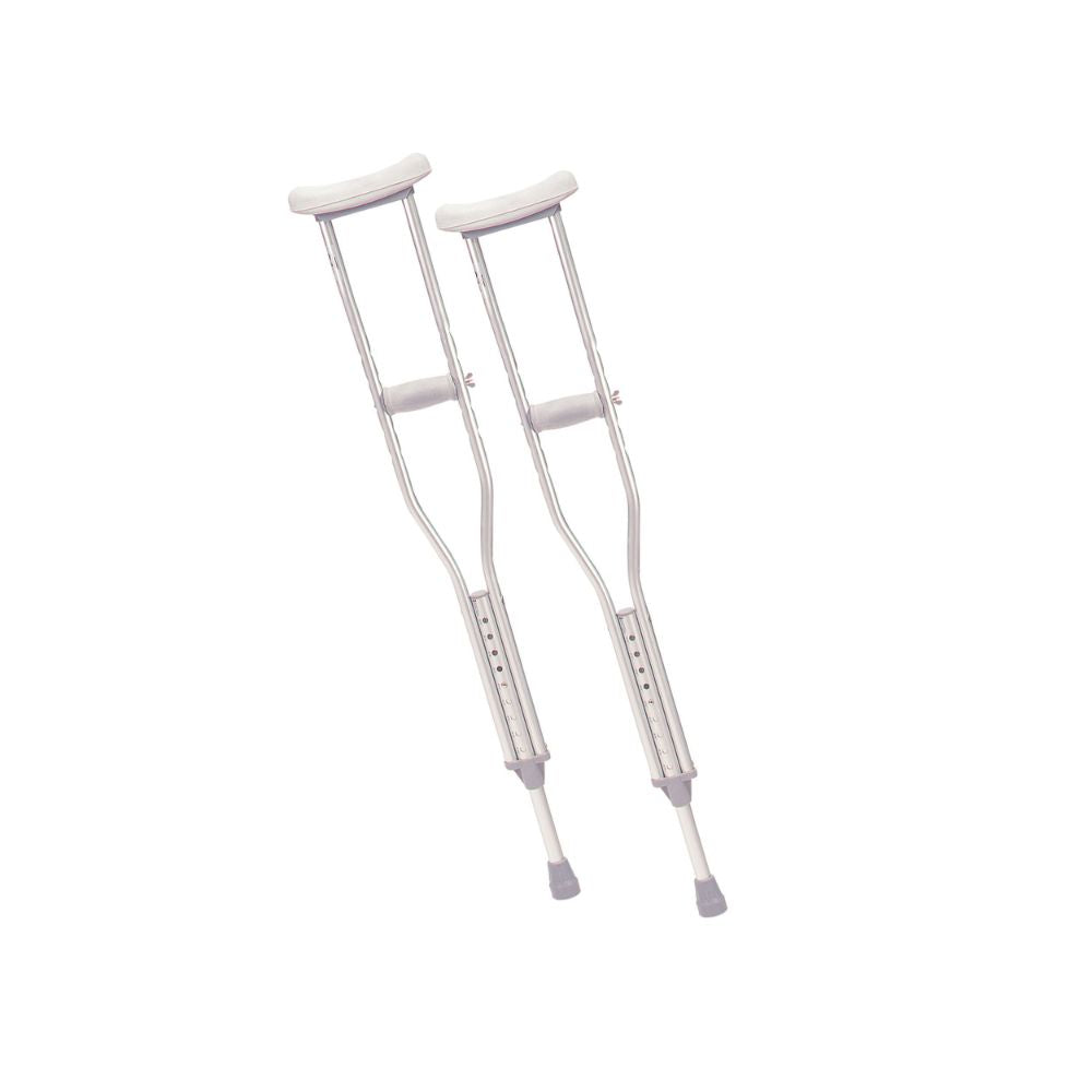 Walking Crutches With Underarm Pad And Handgrip