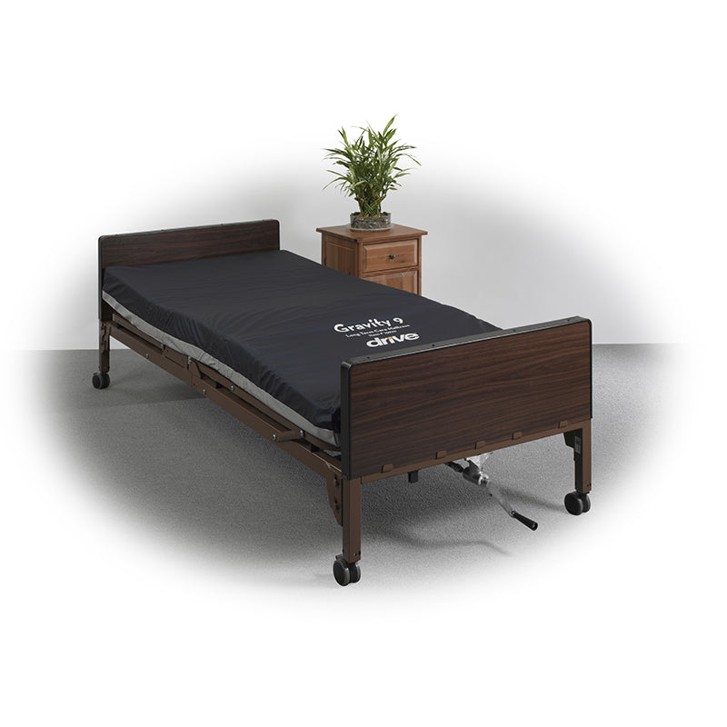 Drive Medical 15970-4284 Gravity 9 Long Term Care Pressure Redistribution Mattress, No Cut Out, 42"W x 84"L