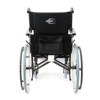Karman LT-990 18 inch Seat 24 lbs Wheelchair with Quick Release Axles Black Color