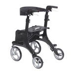 Drive Medical RTL10266CF Nitro Elite CF Carbon Fiber Rollator Rolling Walker, Black Now Includes FREE Personal Alarm (A $29.95 Value) While Supplies Last!