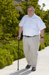 Drive Medical RTL10304HD Heavy Duty Folding Cane Lightweight Adjustable with T Handle