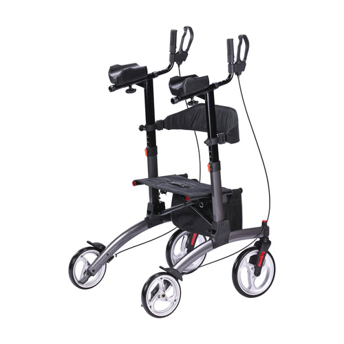 Drive Medical UPWKRGY10 Elevate Upright Walker, Grey