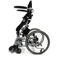 Karman XO-101 Manual Wheelchair, Push Button For Stand-Up Position, 16 inch Wide, Aluminum Frame