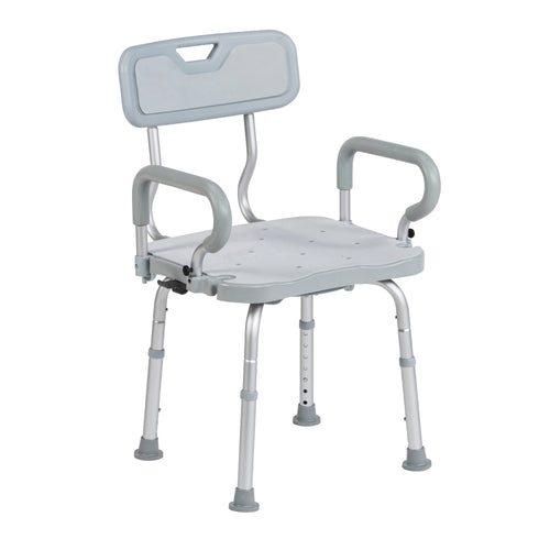 Drive Medical RTL12A001-GR PreserveTech 360 Degrees Swivel Bath Chair