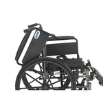 Drive Medical K316DFA-ELR Cruiser III Light Weight Wheelchair with Flip Back Removable Arms, Full Arms, Elevating Leg Rests, 16