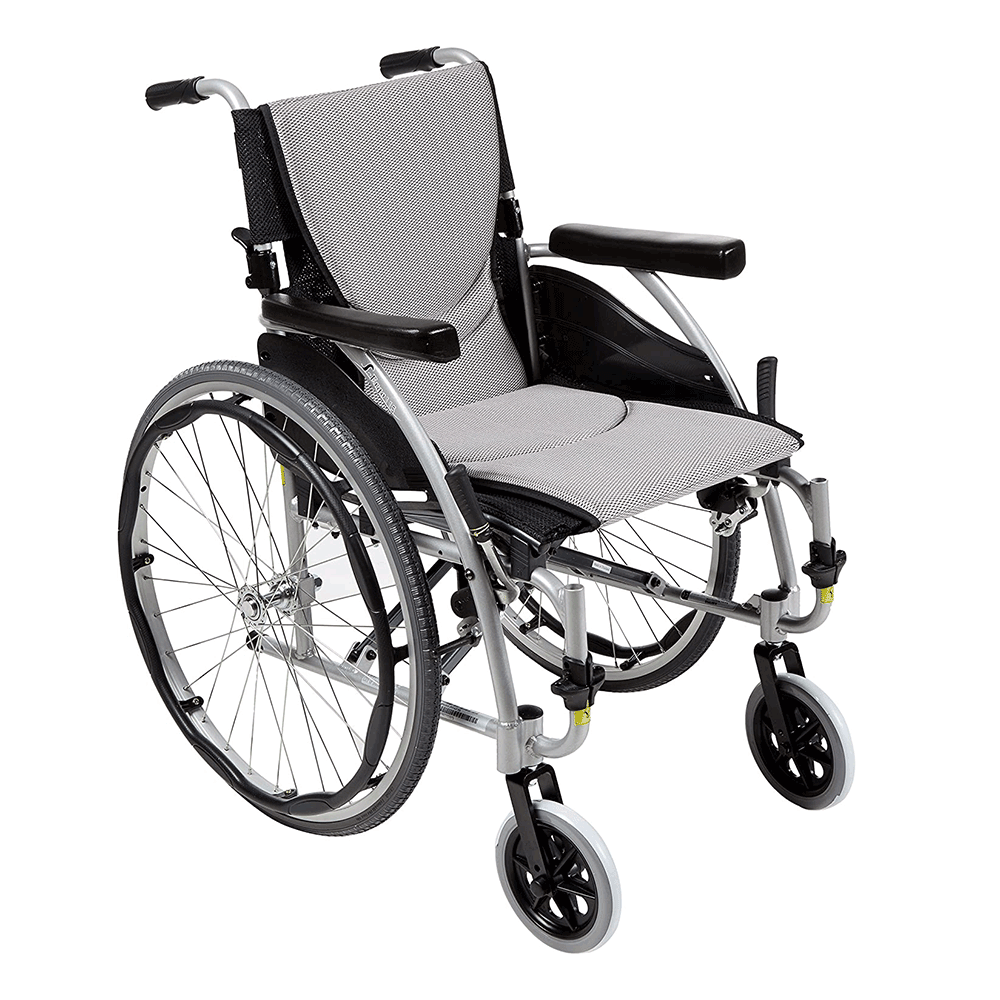 Karman S-Ergo 115 breathable upholstery and AEGIS-treated cushion