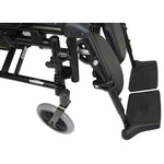 KM-5000-TP reclining wheelchair in use by a senior passenger