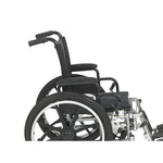Drive Medical L414DDA-ELR Viper Wheelchair with Flip Back Removable Arms, Desk Arms, Elevating Leg Rests, 14