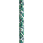 Drive Medical RTL10372GL Adjustable Height Offset Handle Cane with Gel Hand Grip, Green Leaves