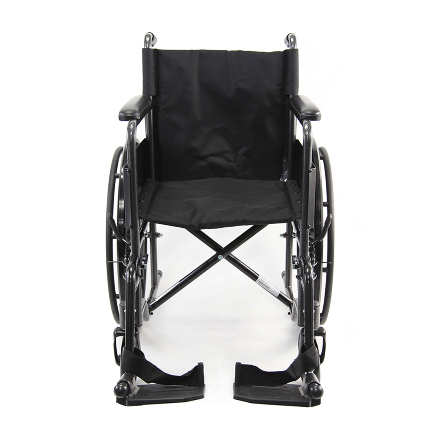 Karman LT-800T 18 inch Seat 34 lbs. Lightweight Steel Wheelchair with Fixed Armrest