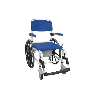 Drive Medical NRS185006 Aluminum Shower Mobile Commode Transport Chair