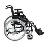 Drive Medical K520FBADDA-SF Lynx Ultra Lightweight Wheelchair, Swing away Footrests, 20