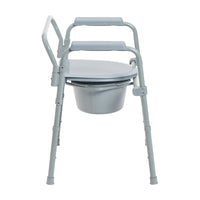 Drive Medical 11148-1A PreserveTech Steel Folding Bedside Commode