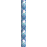 Drive Medical RTL10372PL Adjustable Height Offset Handle Cane with Gel Hand Grip, Plaid