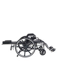 Drive Medical PLA416RBDDA Viper Plus GT Full Reclining Wheelchair, Detachable Desk Arms, 16