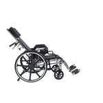 Drive Medical PLA418RBDDA Viper Plus GT Full Reclining Wheelchair, Detachable Desk Arms, 18