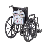 Drive Medical RTL10254BFL Universal Mobility Tote, Blue Floral