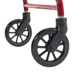 Drive Medical R800RD Rollator Rolling Walker with 6