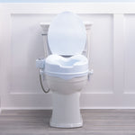 Drive Medical RTL12C005-WH PreserveTech Raised Toilet Seat with Bidet, Ambient Water