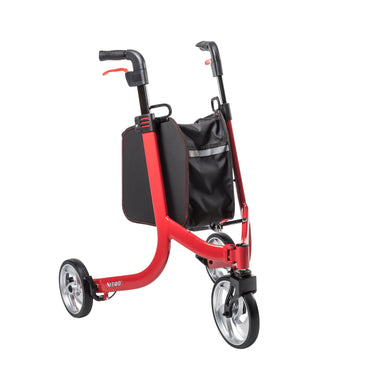 Drive Medical RTL10266TWHL Nitro Euro Style 3-Wheel Rollator Rolling Walker